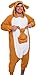 Silver Lilly Unisex Adult Pajamas - Plush One Piece Cosplay Kangaroo Animal Costume