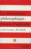 Image de la dissertation philosophique : travaux d'approche