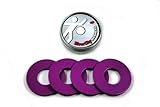RiverCity Pitching Washers: (4) Purple 2.5 Inch Washers