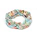 5 Count Headband Headwear - V-Fyee - Print Floral Women Elastic Head Wrap - Sport Yoga Stretchy Knotted Hair Band ((4 Floral, 1 Gray))