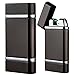 Kivors Rechargeable Photoelectric Sensor Lighter Dual Arc Plasma Electronic Lighter Windproof Cigarette Lighter, Black