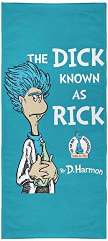 PENGPO The Dick Known as Rick Beach/Bath Towel - 31"X 51"