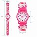 Venhoo Kids Watches 3D Cute Cartoon Waterproof Silicone Children Toddler Wrist Watch Time Teacher Birthday Unicorn Gift for 3 4 5 6 7 8 9 10 Year Girls Little Child-Rose Red