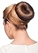 Beaute Galleria Hair Donut Bun Maker Ring Style Mesh Chignon Ballet Sock Bun (Mini, Beige/Blonde)