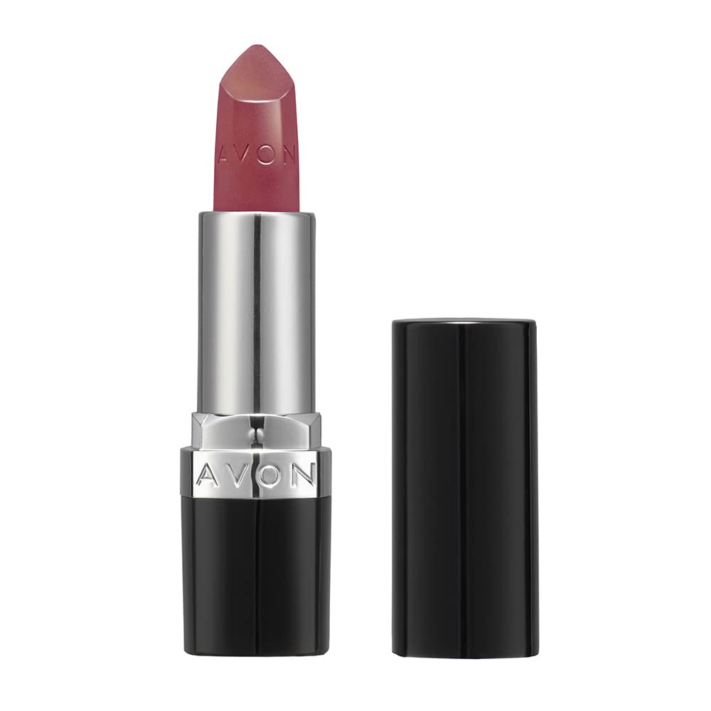 Avon Ultra Satin Lipstick Frozen Rose with Vitamin E, Avocado Oil and Sesame Oil for Creamy Rich Colour with a Satin Finish