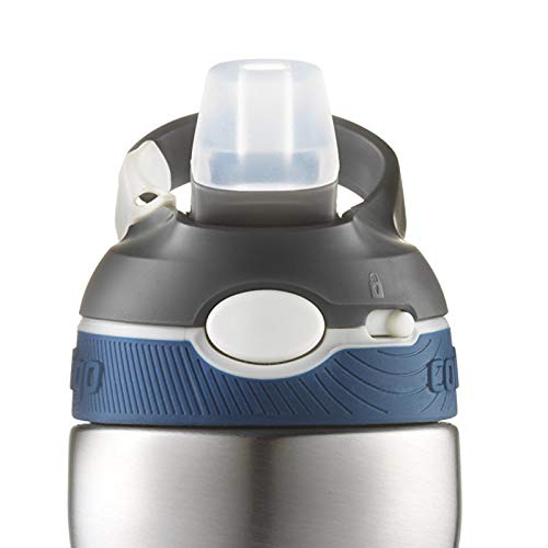 Contigo Water Bottle 20 oz. Auto Pop Straw assyurandotiru Stainless Steel