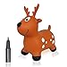 Bouncy Horse Hopper for Toddlers-Hopping/Hoppity/Bouncing/Bounce Horse, Jumping Horse, Inflatable Ride-on Animal Toy for Kids/ Children/ Boys/ Girls ( Pump Included)