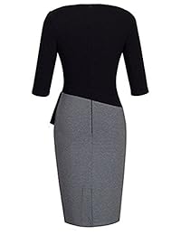 Colyanda - Vestido elegante de 3 4 para mujer, con mangas