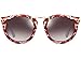 ATTCL Women's Vintage Fashion Round Wayfarer Polarized Sunglasses For Women 18203 C2red