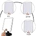 Usnaturals LED Lighted Makeup Mirror with Lights +Removal 10x Magnification Spot+Free User Guide-Tabletop Cosmetic Shaving Mirror