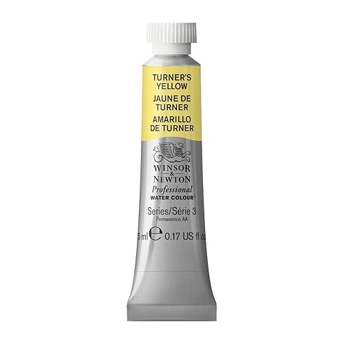 Winsor & Newton Professional Water Colour Paint, 0.17-oz Tube, Turners Yellow