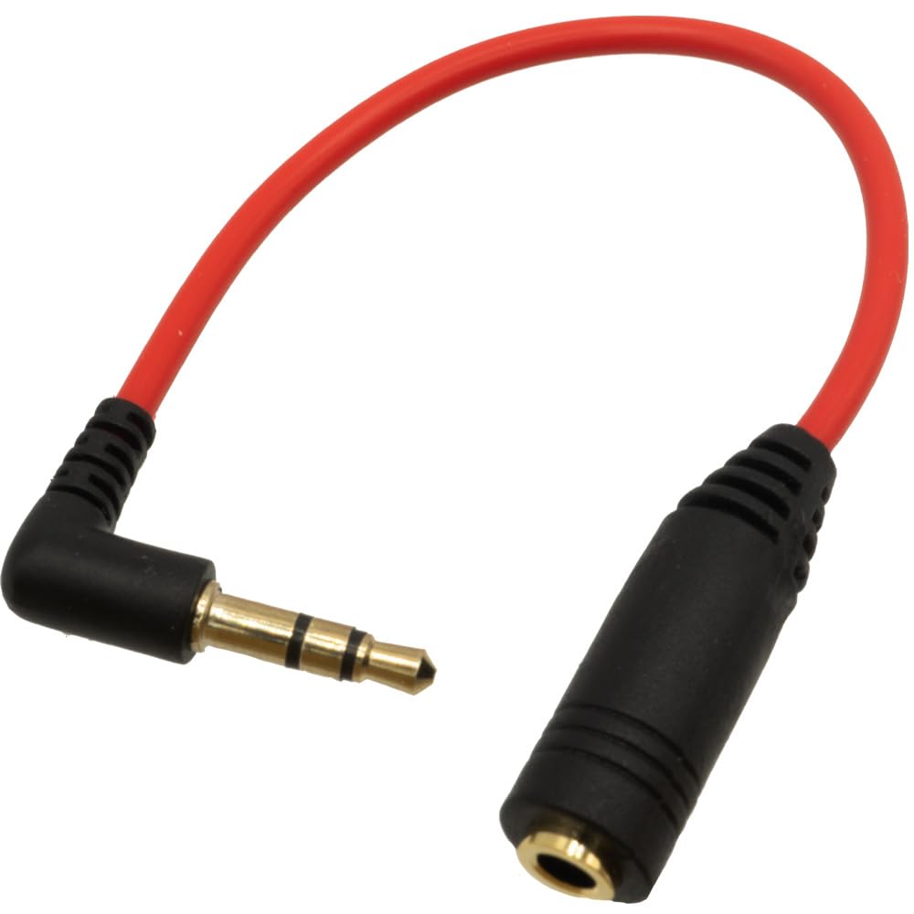 エスエスエー 3.5mmステレオ延長ケーブル 10cm 片L型の商品画像