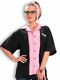 Forum Novelties Women's Flirting with The 50's Queen Pinks Bowling Shirt Costume