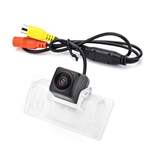 aSATAH Fisheye Lens Car Rear View Camera for Nissan Altima/Latio/Tiida Sedan/Maxima/Teana &Vehicle Camera Waterproof and Shockproof Reversing Backup Camera (Fisheye Lens)