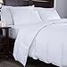 Puredown All Season White Down Alternative Comforter Duvet Insert, Peach Skin Fabric, Full/Queen Size
