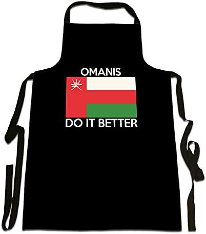 Fresh Publishing Ltd Omanis, Do It Better', Funny Flag Design, Quality Canvas Apron, Size 35in x 25in Approx.