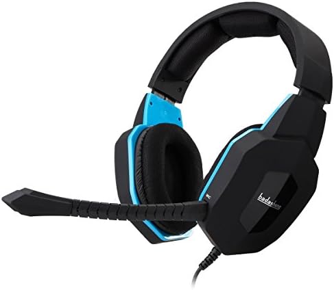 badasheng All-In-One Noise Cancelling Gaming Headset PS4 Xbox one Headphones with MIC Detachable, Compatible with Xbox 360, PS3 and PC game, Stretchable Headband, Mute Volume Control (Black)