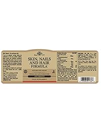 Solgar - Comprimidos de fórmula MSM avanzada para piel, uñas y cabello, E1736, 1, 1