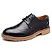 Alexis Leroy Men's Classic Casual Brogue Pointed Lace up Oxfords Shoes