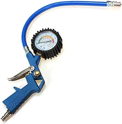 Automotive Air Tyre Tire Inflator Hose Dial Gauge 220PSI Cars Trucks