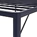 Olee Sleep 14 Inch Metal Black Bed Frame, Slip-Resistant Support, No Box Spring Needed, Easy Assembly, Black, King Size
