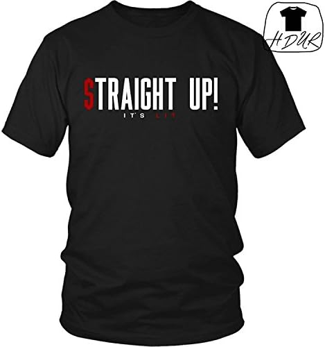 HDUR Hip-Hop Travis Scott Straight Up! Its LIT Rodeo Unisex Graphic Tee Shirt T-Shirt-Medium