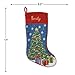 Lillian Vernon Personalized Heirloom Christmas Stocking Needlepoint Christmas Tree, Cotton, Wool, 9.5