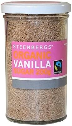 Steenbergs Organic Fairtrade Vanilla Sugar 200g - Pack of 2