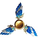 Dr nezix New Style Fidget Spinner Metal Cool Design Tri Hand Spinner Fidget EDC Toy for Killing Time and Relieving Stress (Wing Design)