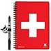 WHYNOTE Format A5 Black kit - Erasable Journal Notebook Similar to a whiteboard - The Notebook with Lined Paper - Includes: a Felt Pen for whiteboard which is Water Erasable (Swiss)