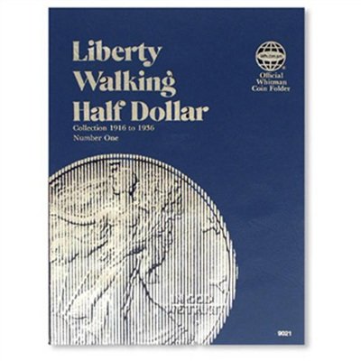 Whitman Liberty Walking Half Dollars Folder #1 1916-1936 (#9021)