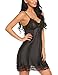 Avidlove Womens Nightgown Sexy Lingerie Sleepwear Satin Lace Full Slip