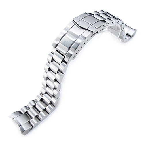 20mm Endmill Watch Band for SEIKO Sumo SBDC001 SBDC003 SBDC031 SBDC033 Submariner Clasp