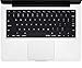 Kuzy Compatible with MacBook Keyboard Cover for Older Version MacBook Pro 13 15 17 inch and MacBook Air 13 inch, iMac Wireless Keyboard, Silicone Skin Key Board Protector, Solid Black