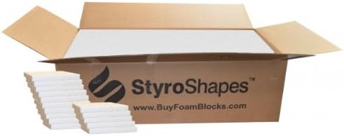 StyroShapes, FOAM SHEETS 2" x 12" x 12" - 56 Per Case