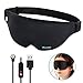 Far Infrared Heated Eye Mask,Graphene Heating Warm Compress Eye Mask for Relieve Dry Eyes Puffy Eyes Styes Meibomian Gland Dysfunction Blepharitis