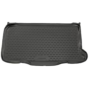 Novline MAT125 Kofferbakmat van rubber, precies passend, zwart