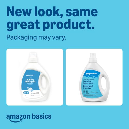 Amazon Basics Concentrated Liquid Laundry Detergent, Clean Linen, 110 loads, 82.5 Fl photo 7