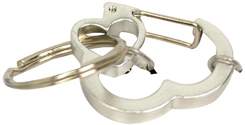 Rubit The Easy Dog Tag Heart Shaped Switch Clip, Medium, 1.07-Inch Diameter, Silver