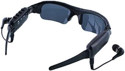 Bluetooth MP3 Sunglasses HD Mini Camera Eyewear PC Video DV w/Earphone