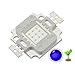 CHANZON High Power Led Chip 10W Royal Blue Plant Grow Light (440nm - 450nm / 900mA / DC 9V - 11V / 10 Watt) SMD COB Emitter Diode Components 10 W Bead for DIY Hydroponic Aquarium Growing Lamps