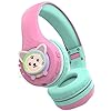 Riwbox-Baosilon-CB-7S-Kids-Headphones-WirelessWired-with-Mic-Light-Up-Bluetooth-Foldable-Headphones-Over-Ear-Volume-Limited-Safe-758595dB-with-TF-card-Children-Headphones-for-SchoolPinkGreen Riwbox Baosilon CB-7S Kids Headphones Wireless/Wired with Mic, Light Up Bluetooth Foldable Headphones Over Ear Volume…