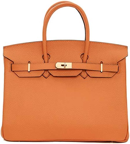 Macton Padlock Genuine Leather Handbag YMC-1329