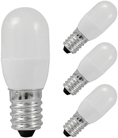 Lacnooe C7 refrigerator bulb C7 led night light bulb e12 base Mini 1Watt Warm White 3000K 120V 10Watt Incandescent Bulbs Equivalent (4-pack)