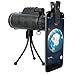 OUTERDO Monocular Dual Focus Telescope Camping Wildlife Hunting Surveillance Sporting Events Traveling Scope With Tripod Waterproof Optics Zoom Bright and Clear with 12 Magnification