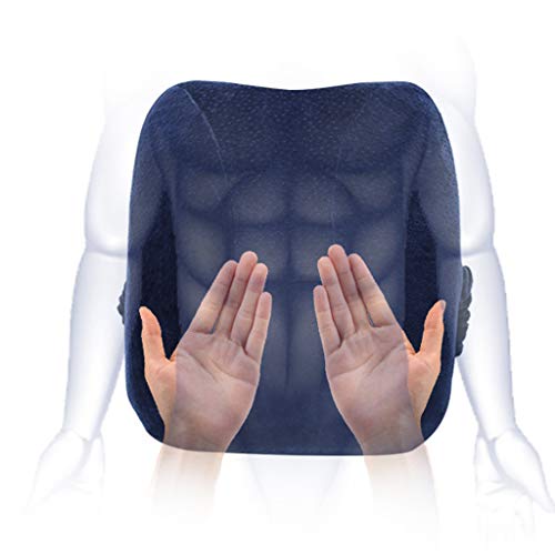 Lumbar Support for Office Car Chair, Memory Foam Lumbar Support Cushion Balanced Firmness Pain Relief Back Pillow