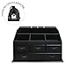 Wood Dresser Top Vanity Cosmetic Organizer Chest Box/Countertop Jewelry Tray Rack/Storage Drawer Set