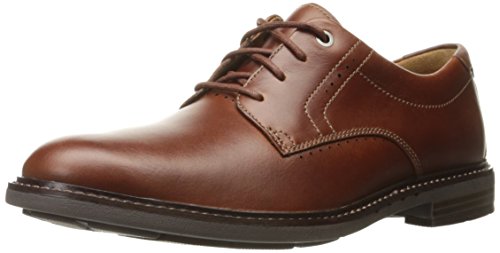 Clarks men s un.elott plain oxford, tan leather, 12 d-m…