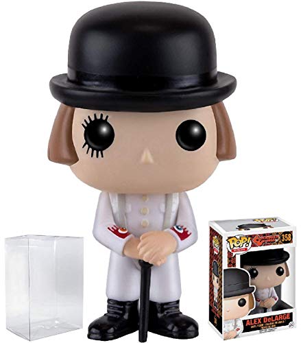 Funko Pop! Movies: Clockwork Orange - Alex DeLarge Vinyl Figure (Bundled with Pop BOX PROTECTOR CASE)