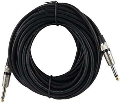 STARAUDIO SSSC-15M Guitar Audio Amp Speaker Cables 1/4" to 1/4" Mono Male Cord